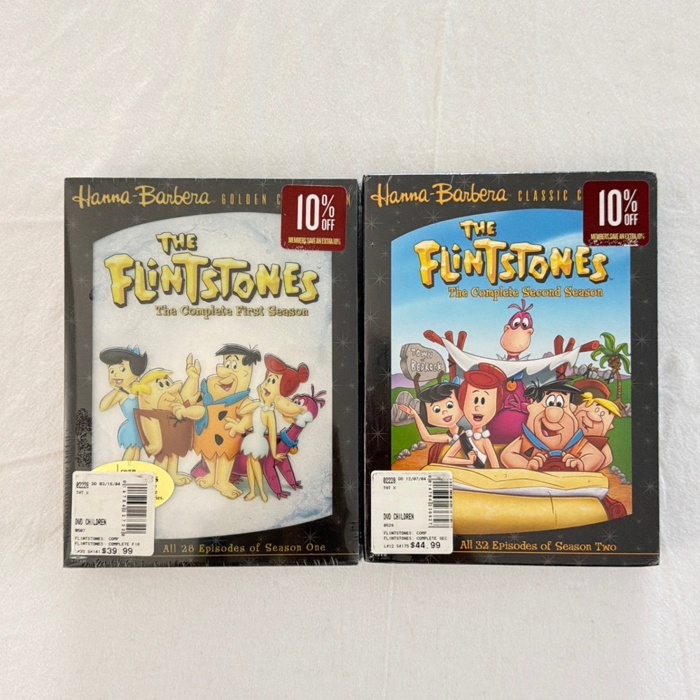 The Flintstones Complete Seasons 1 & 2 DVD Box Set Hanna-Barbera Sealed NEW